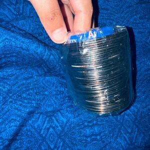 Silver Metallic Phone Stand